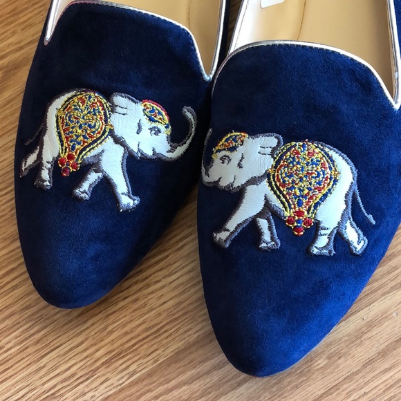 C. Wonder elephant leather flats qvc India - Picture 2 of 5